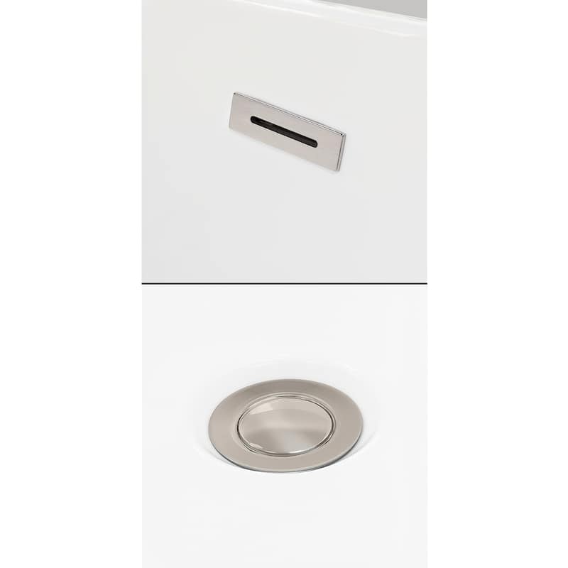 Wyndham Collection Universal Square Bathtub Trim Kit