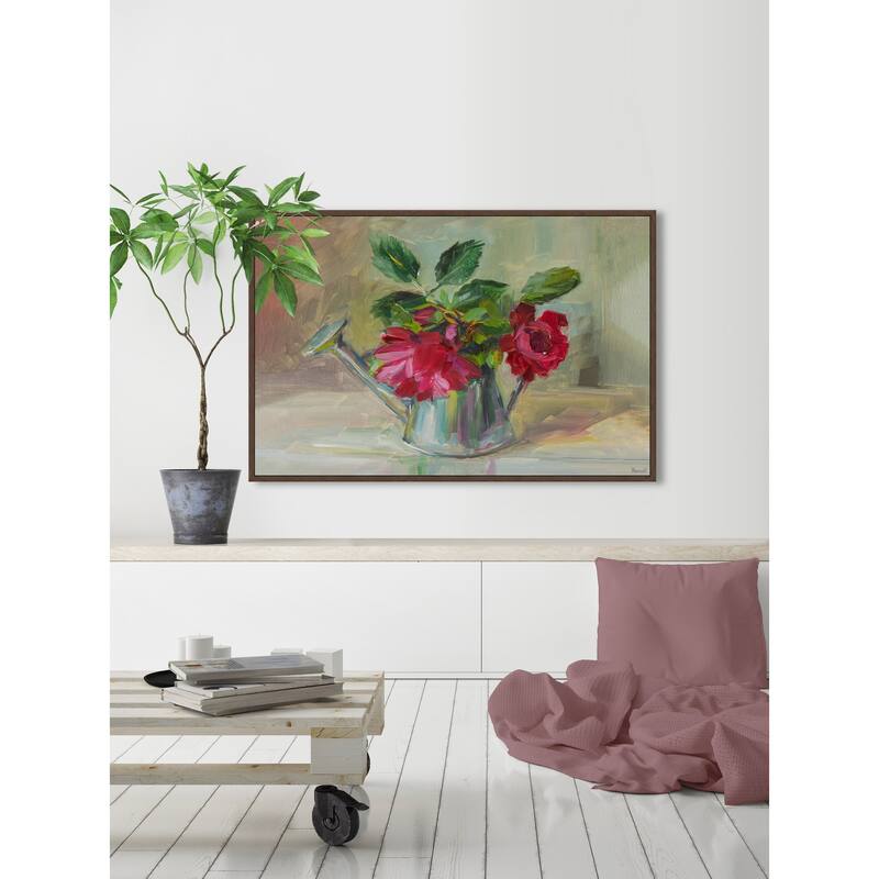 Constant Friends Floater Framed Print on Canvas