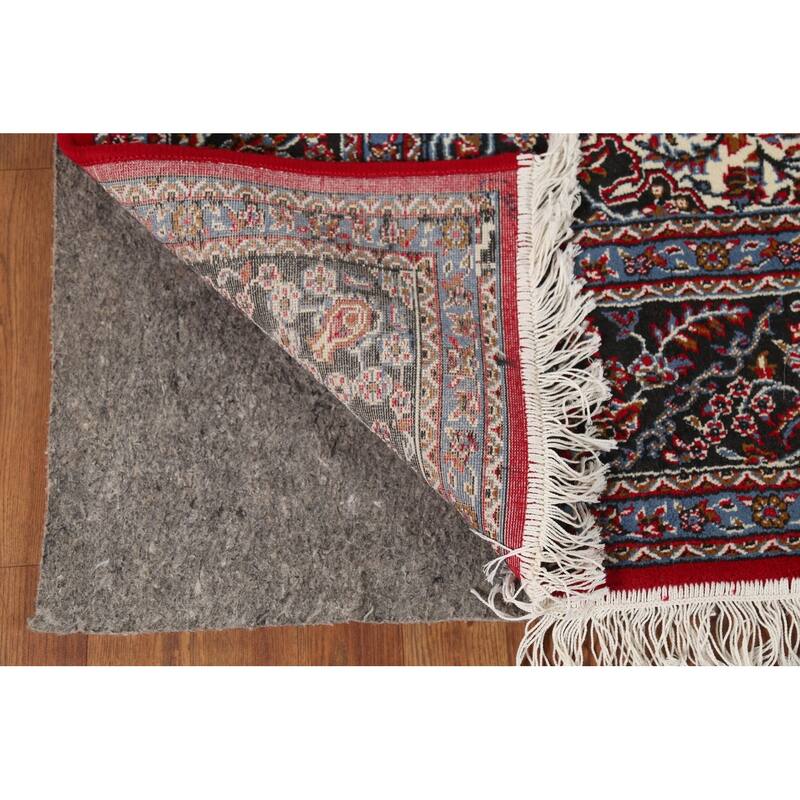 Traditional Floral Red Kashmar Turkish Area Rug Machine Made Carpet - 6'3" x 9'6"