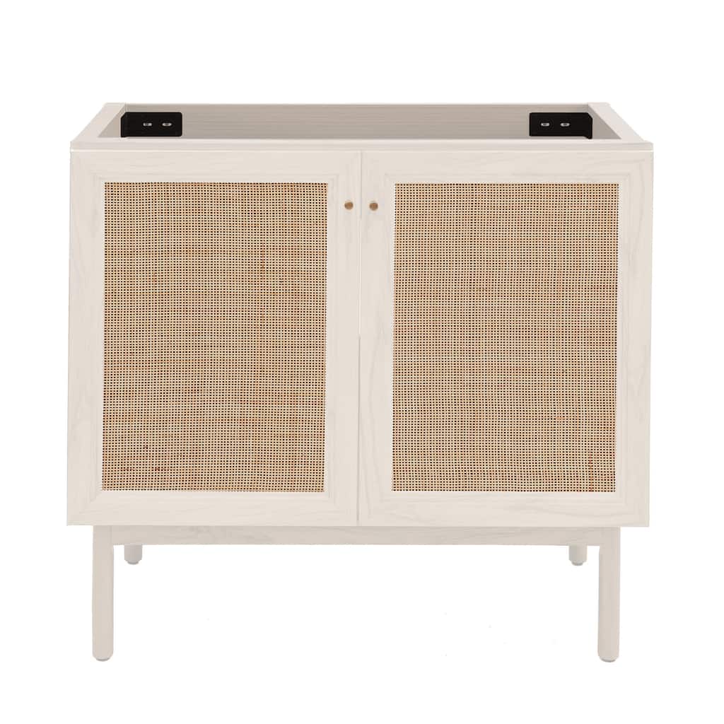 Classe 36" Bathroom Vanity In White Oak- Cabinet