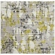 preview thumbnail 16 of 84, SAFAVIEH Skyler Roumpini Modern Abstract Rug 4' Square - Grey/Green - Square