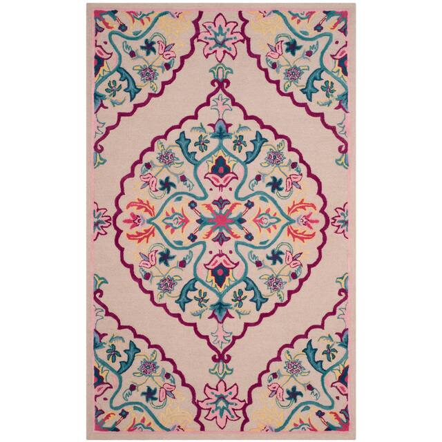 SAFAVIEH Handmade Bellagio Junie Medallion Wool Rug