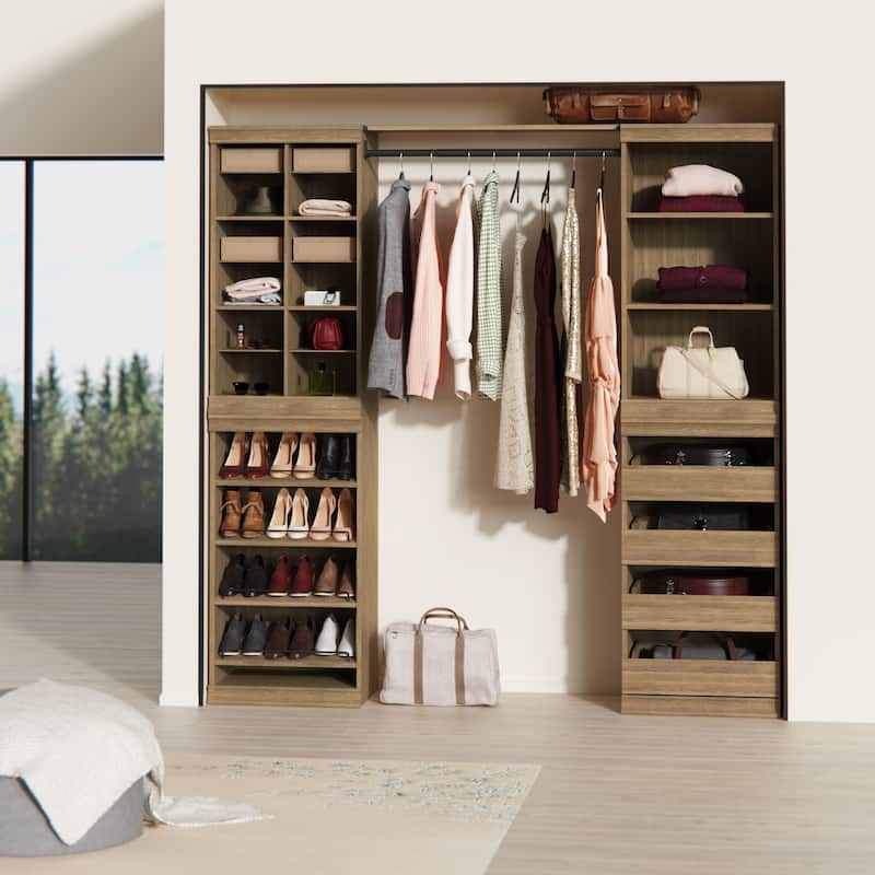 ClosetMaid Modular Storage Top Shelf & Hang Rod Kit