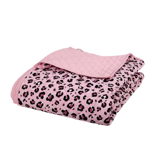 slide 2 of 6, Kidz Mix Cheetah Girl Power Quilt Set Full