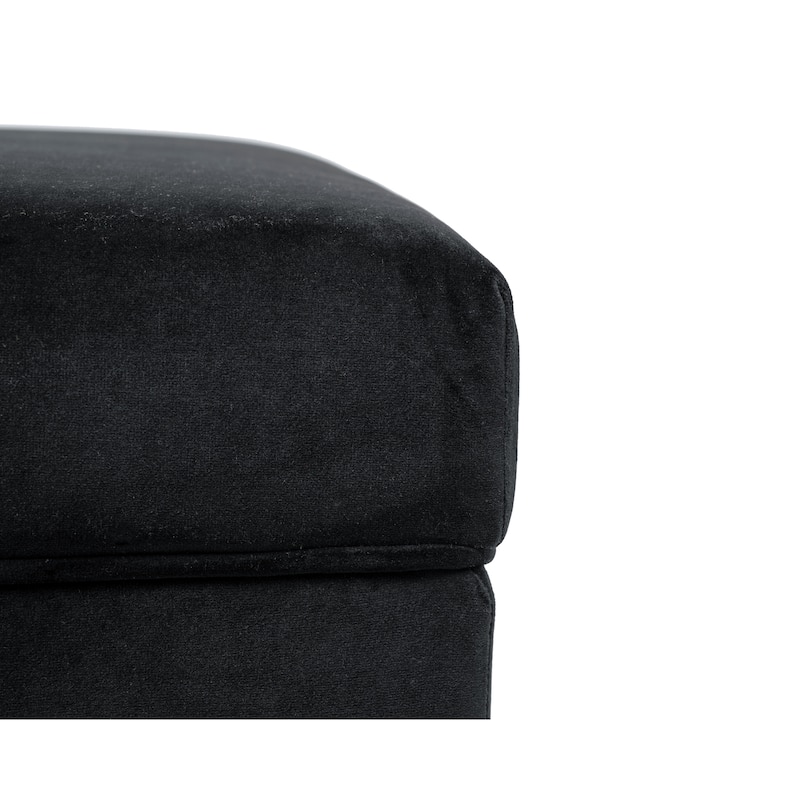 Transitional Brooklyn Upholstered Home Décor Storage Bench
