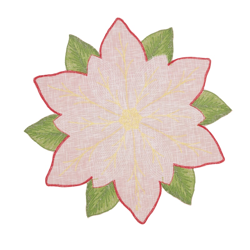 Winter Bloom Placemat (Set of 4) - 15"x15"