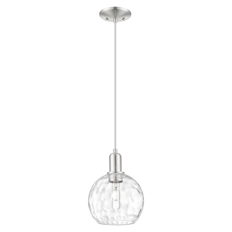 Innovations Lighting Endless Possibilities Arcadia - Athens Water Glass - 1 Light 8" Cord Hung Mini Pendant
