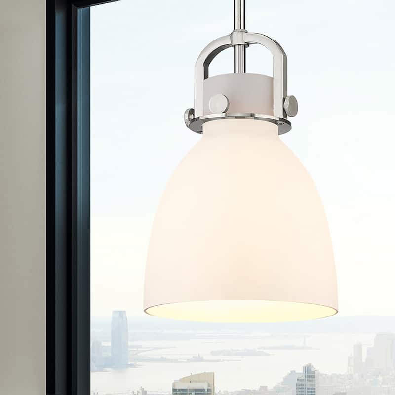 Innovations Lighting 410-1SS-12-8 Newton Bell Pendant Newton Bell 1