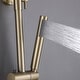 preview thumbnail 31 of 58, Outdoor 10 Inch Round Rain Shower Set with Handheld Shower (Adjustable Slider)