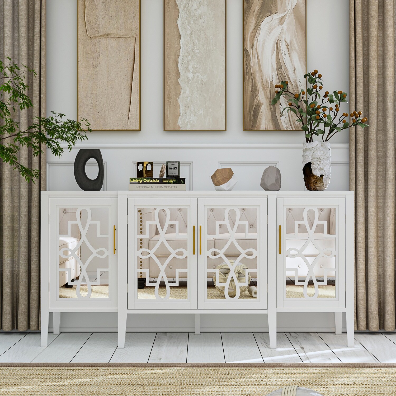Lacquer hotsell buffet table