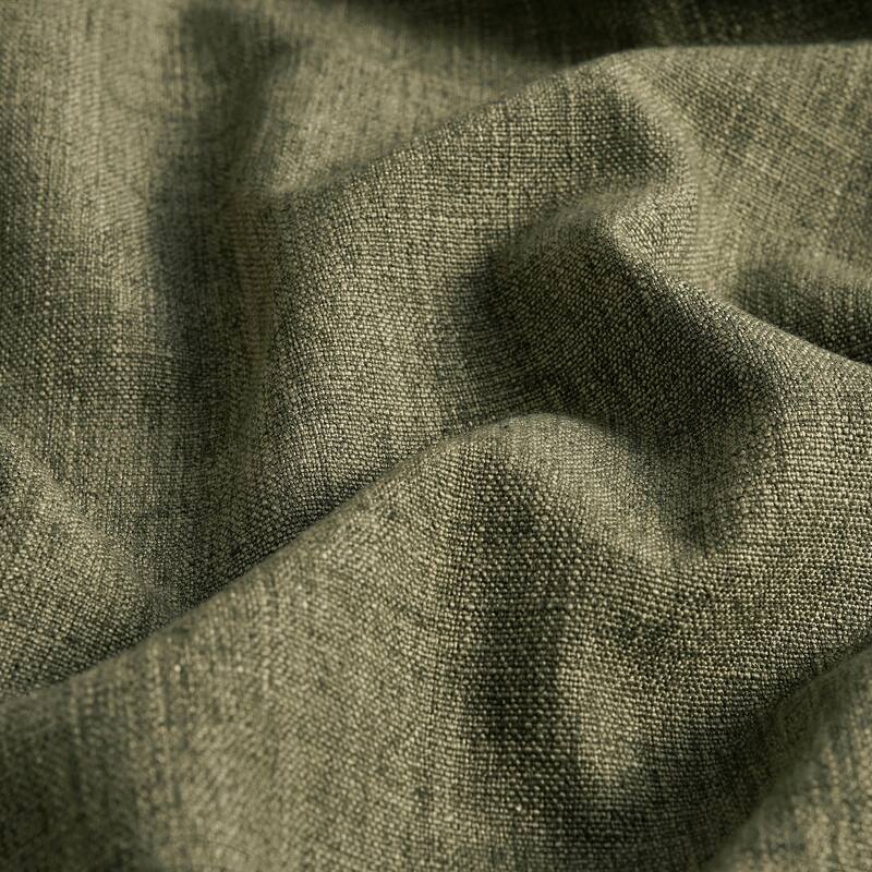 Exclusive Fabrics Simply Faux Linen Curtains (2 Panel) Light Filtering Curtains For Bedroom & Living Room Curtains