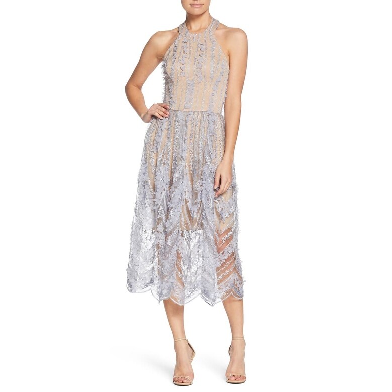 halter shift dress