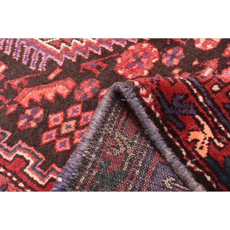 ECARPETGALLERY Hand-knotted Anadol Black Wool Rug - 4'11 x 8'7