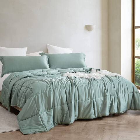 Cool as a Cucumber - Coma Inducer® Cooling Comforter Set - Iceberg Green