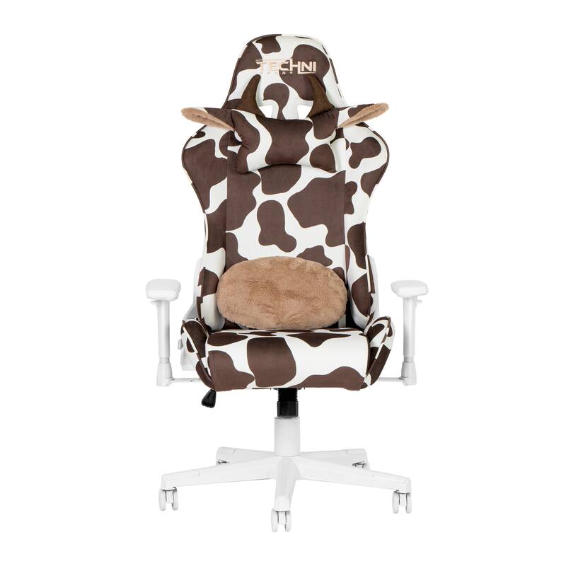 Fun Brown COW Series Gaming Chair