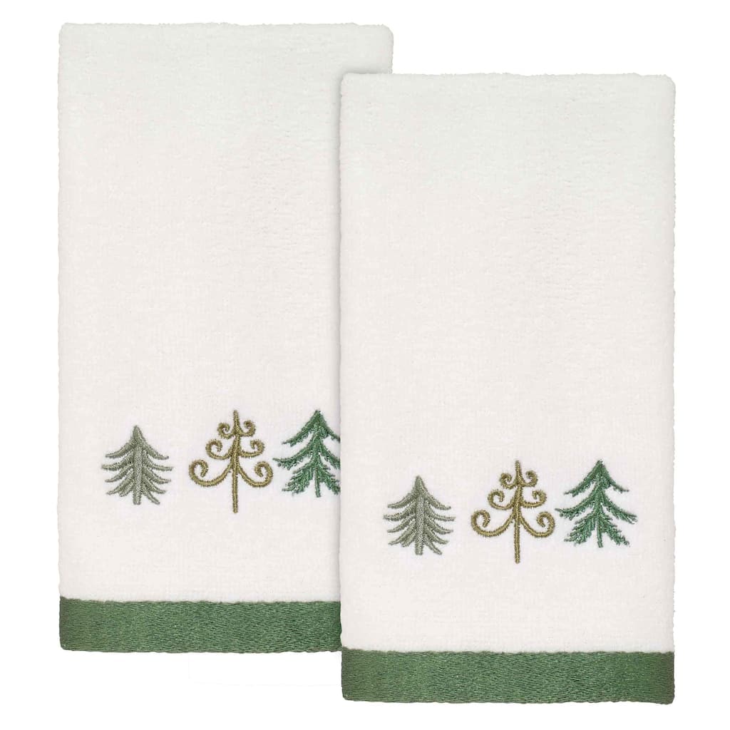 Avanti Linens Christmas Trees 2-Pack Fingertip Towel Set - Fingertip Towel 2pk Set