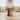 Brown Finish Manufactured Wood 6-Person Dining Table with Polygonal Cylinder Wooden Base - 55.11"L x 39.37"W x 29.92"H - N/A
