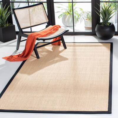 SAFAVIEH Natural Fiber Carmit Casual Border Sisal Rug