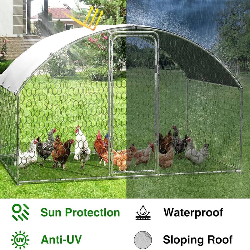 Large Walk-in Chicken Runs with Cover