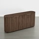 preview thumbnail 32 of 50, Spruce & Spring 70-inch Wide Modern Sideboard Cabinet with Semi-Cylindrical Columns