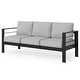 preview thumbnail 16 of 22, Royalcraft Aluminum Outdoor Sofa