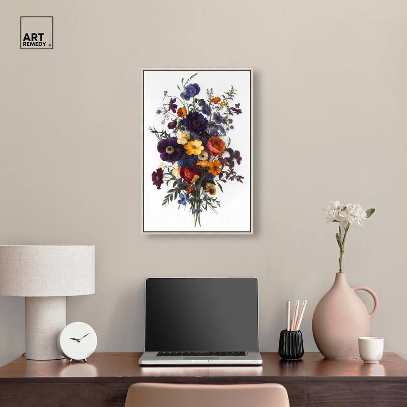 Regal Rose Riot III Canvas by Art Remedy