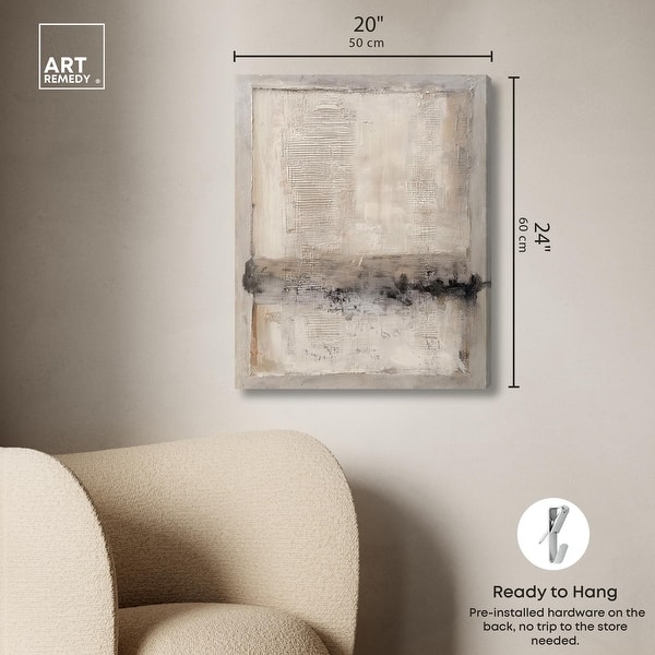 dimension image slide 4 of 5, Lintel of Time II Boho Art Canvas Print by Art Remedy