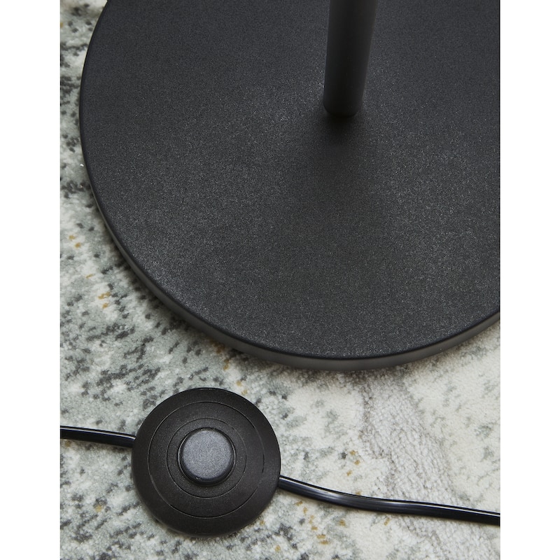 Signature Design by Ashley Abanson Black Floor Lamp - 10.13" W x 19" D x 62.88" H