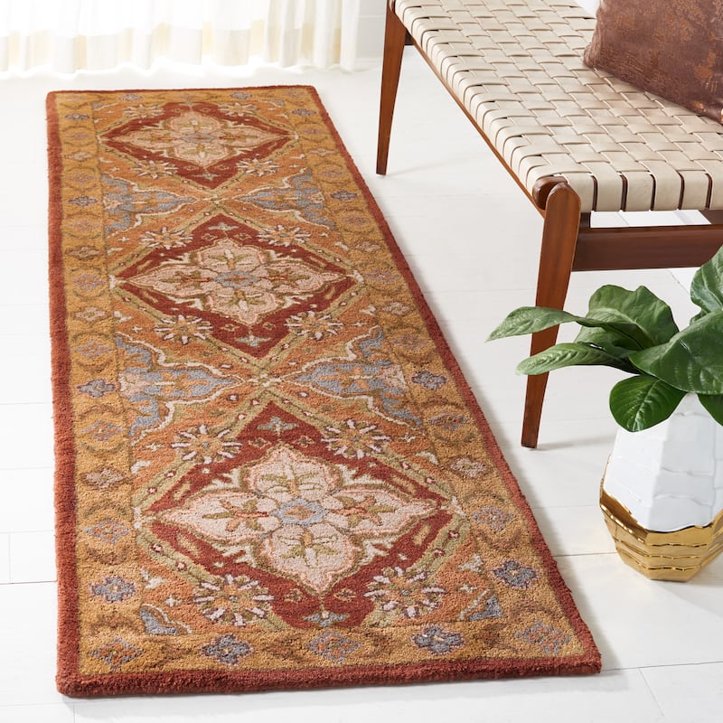 SAFAVIEH Handmade Heritage Tapestry Traditional Oriental Wool Rug