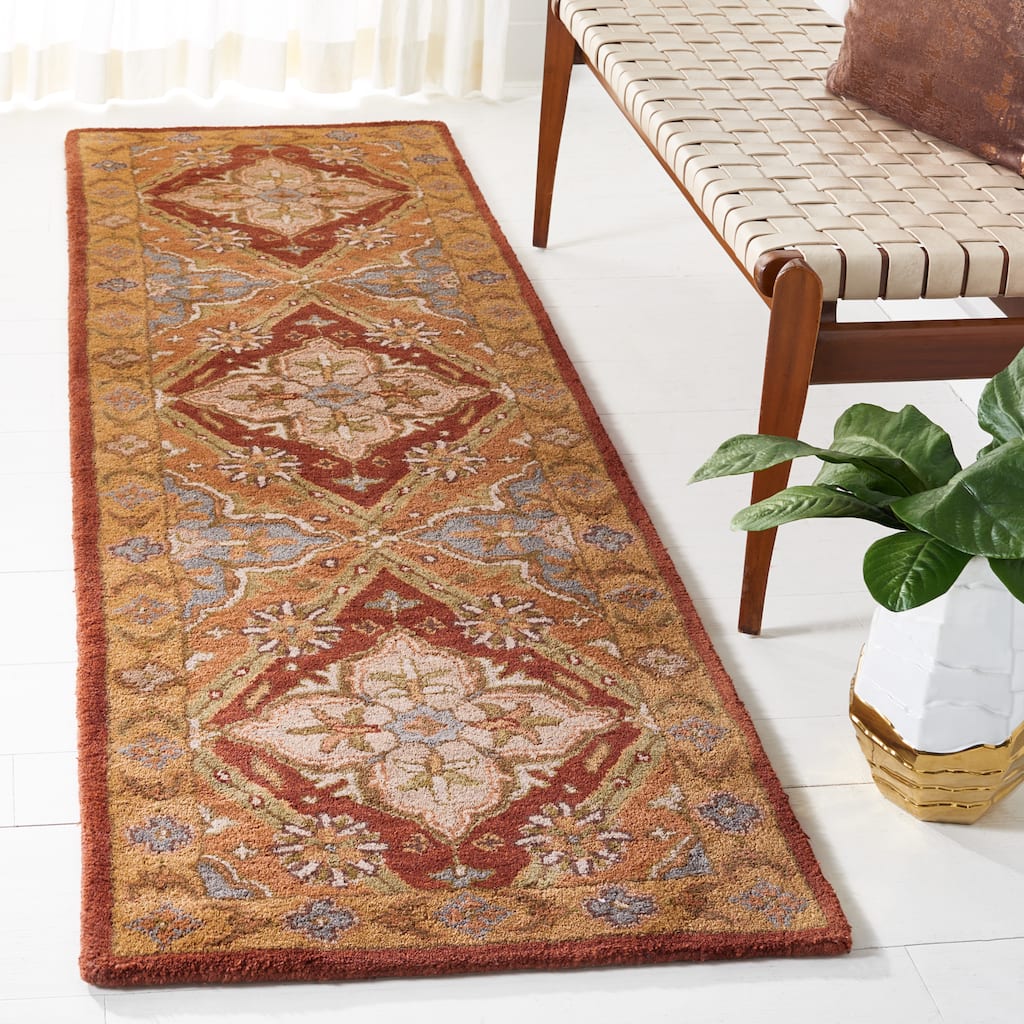 SAFAVIEH Handmade Heritage Tapestry Traditional Oriental Wool Rug