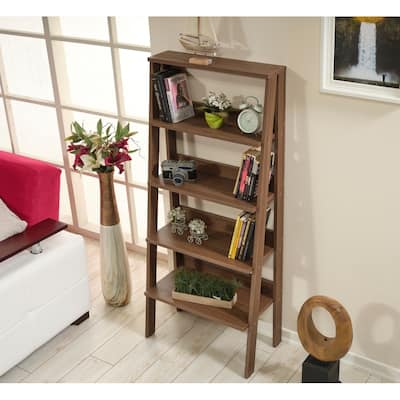 5-shelf Ladder Bookcase