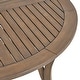 preview thumbnail 4 of 3, Hermosa Outdoor 5 Piece Acacia Wood Dining Set by Christopher Knight Home