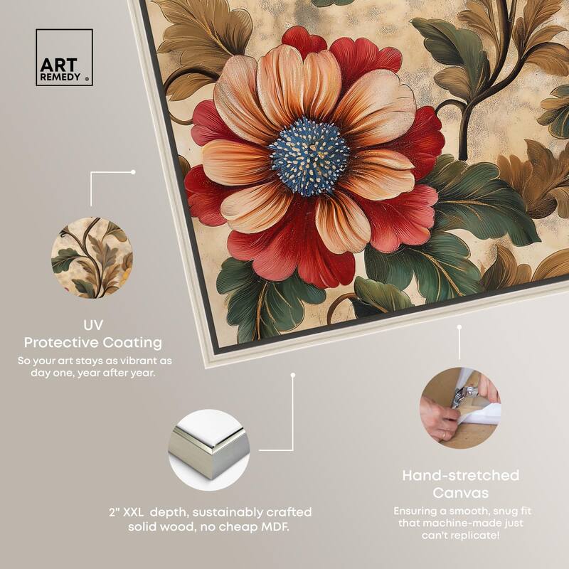 Golden Gardenia III Canvas by Art Remedy