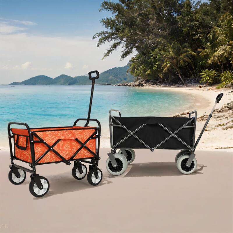 500lb Beach Wagon & 225lb Utility Cart - All-Terrain, 2-Piece Set
