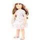 preview thumbnail 1 of 3, Gotz Hannah Summertime 19.5" All Vinyl Poseable Brunette Doll W/ Hair