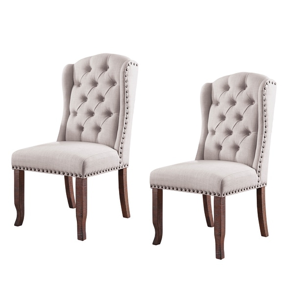Furniture of america farmhouse upholstered dining chairs online