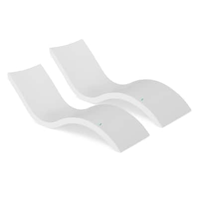 Ledge Lounger - Signature Chaise - Inside Pool & Sun Shelf Lounge Chair - Designed for Shallow Shelves Up to 9"