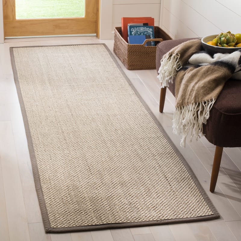 SAFAVIEH Natural Fiber Pacific Casual Border Sisal Rug