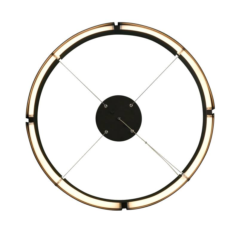 Elk Home Fogelberg Black With Metal Shade 1 Light Pendant - 26''