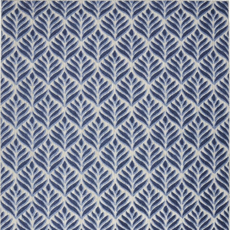 Tafi Lush Floral Weather Resistant Trendy Modern Outdoor Rug - 8' X 11'
