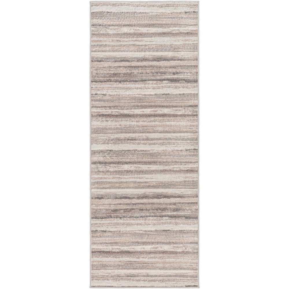 Livabliss Ajax Modern Striped Area Rug