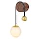 Option Bright Brass / Walnut
