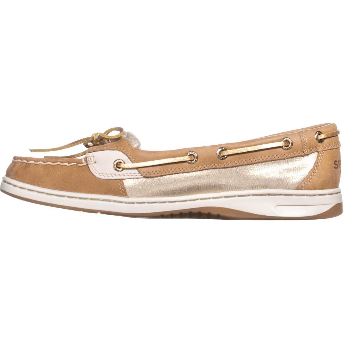 sperry angelfish metallic linen