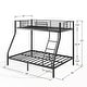 preview thumbnail 7 of 6, Twin Over Full Size Metal Bunk Bed for Adults Teens