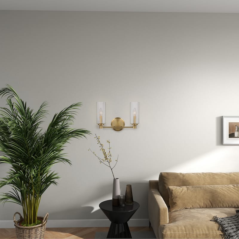 Zana Elegant Double-Light Wall Sconce with Modern Flair