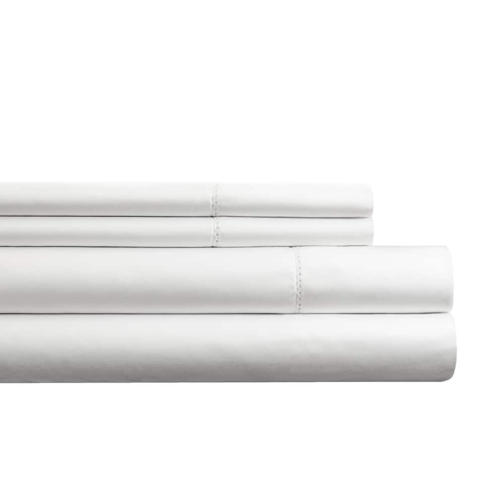 Pointehaven 525 Thread Count Long Staple Soft Cotton Oversized Sheet Sets