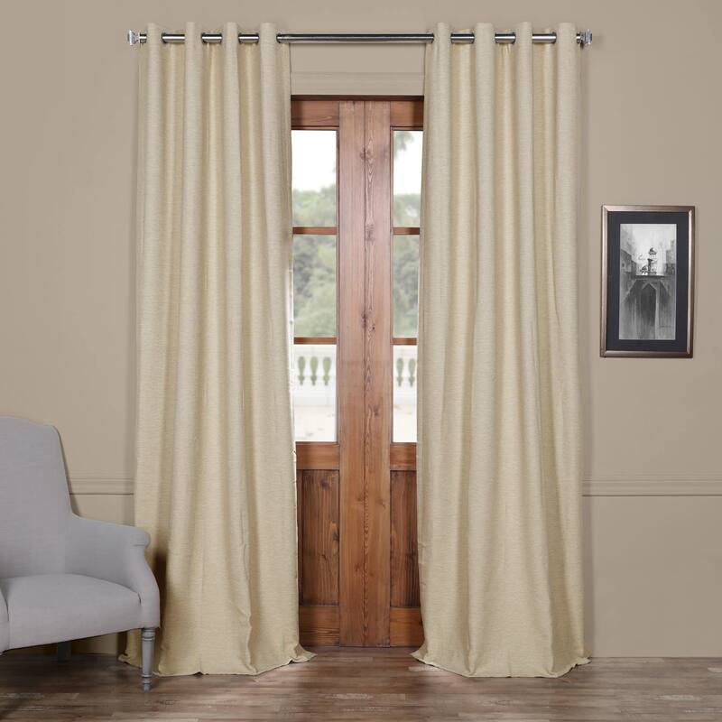 Exclusive Fabrics Bellino Grommet 96-In Room Darkening Curtain Panel (1 Panel) - 50 X 96