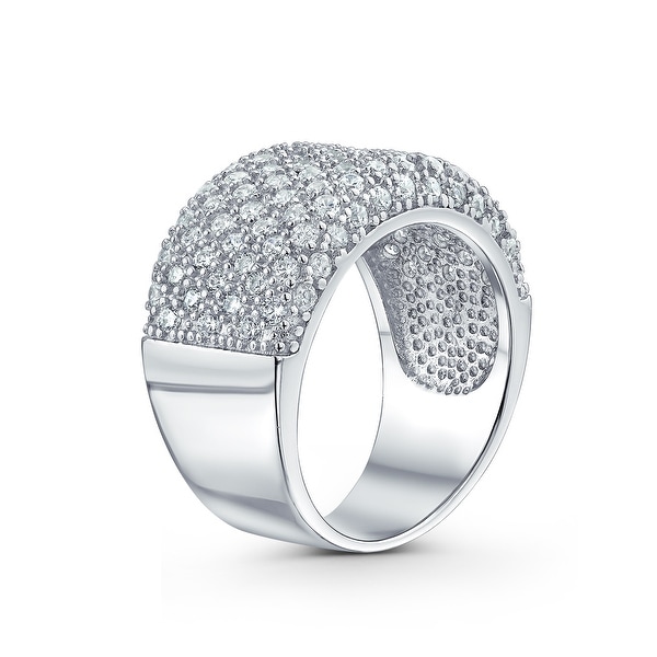 Shop Wide Pave AAA CZ Anniversary 