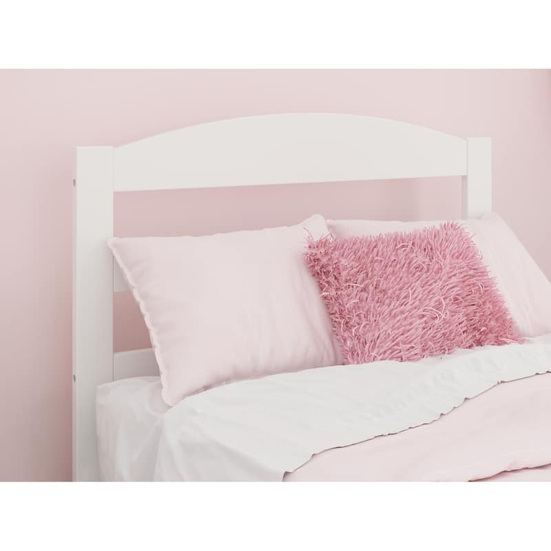 AFI Warren Headboard with Attachable Charger - White - Twin