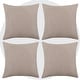 preview thumbnail 8 of 89, Deconovo Faux Linen Throw Pillow Covers 4 PCS(Cover Only)